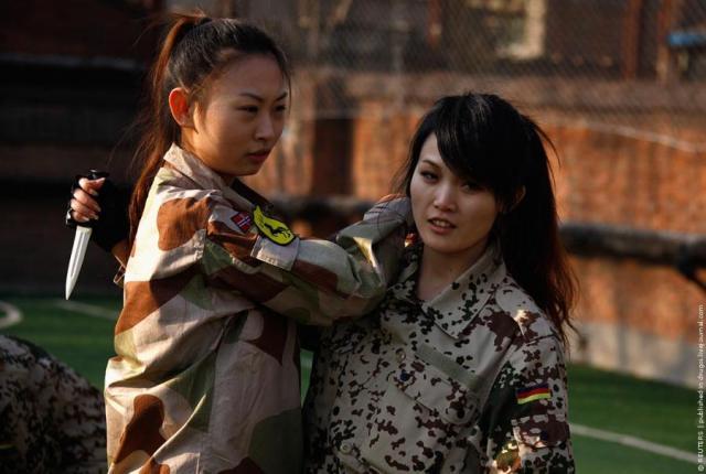 Пекинские телохранительницы настолько суровы, что укладывают противника одной левой